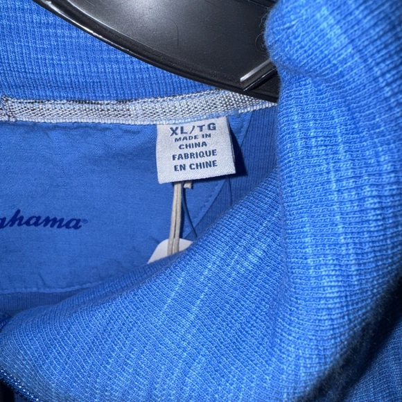 NWT Tommy Bahama TOBAGO BAY HALF ZIP
14962-MOUNTAIN BLUEBELL - Picture 5 of 5